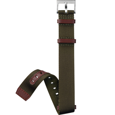 绿色NATO表带 20毫米 标准长度