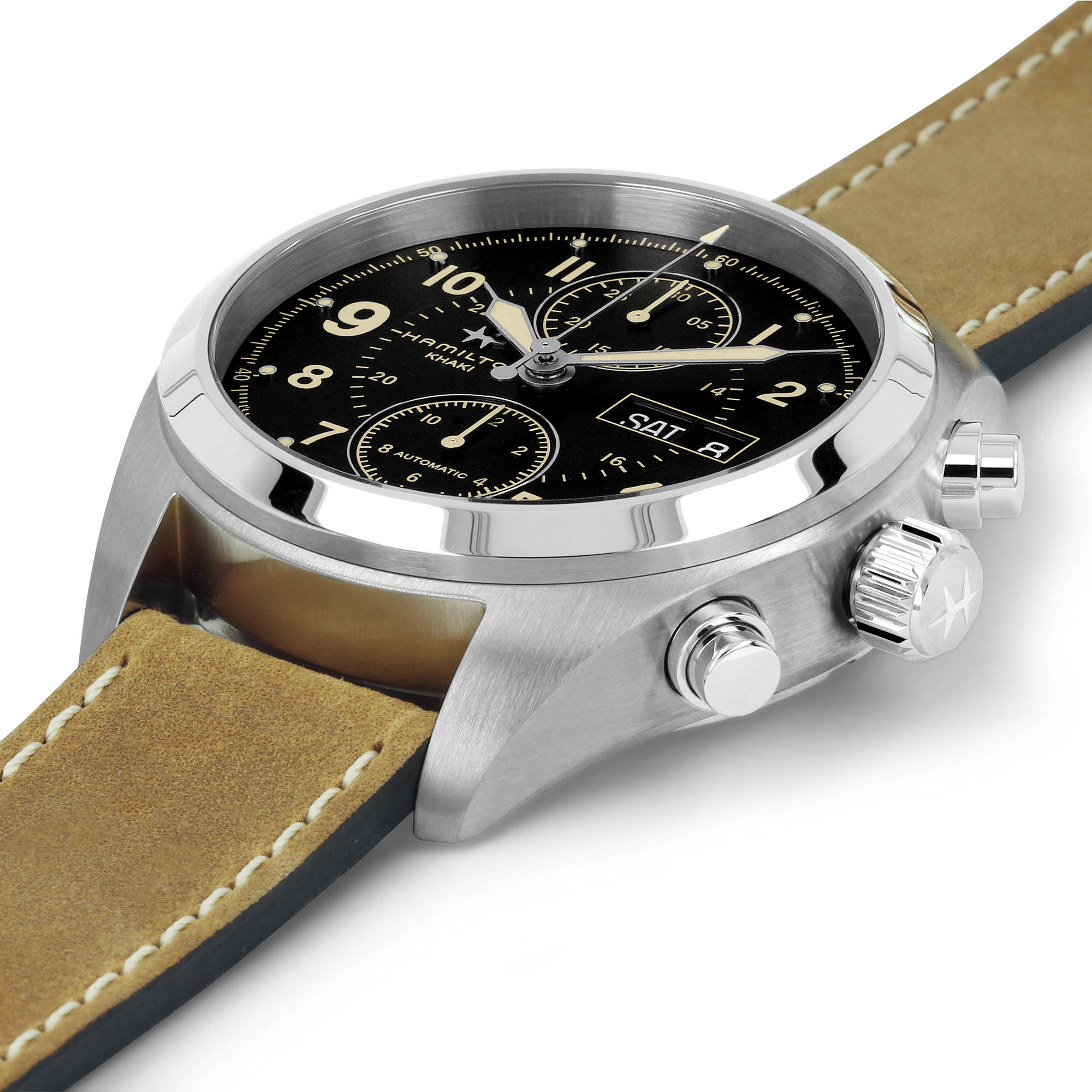 Khaki Field Chronometer Watch - Black Dial - H71616535 | Hamilton